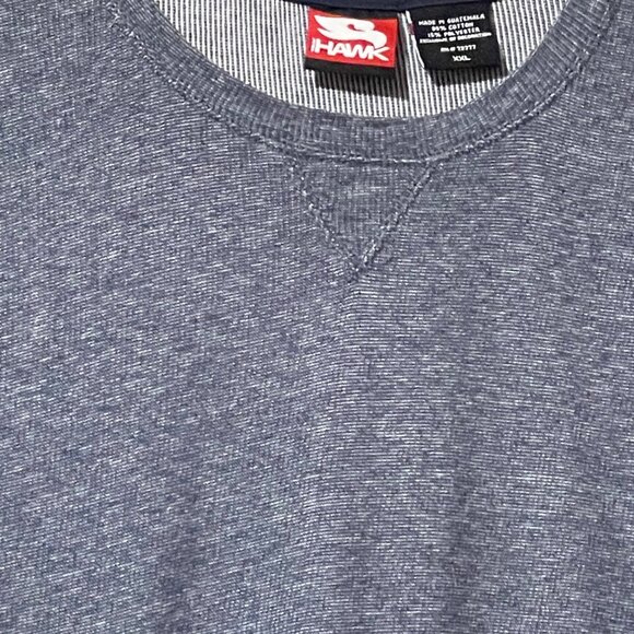 Tony Hawk Heather Gray Long Sleeve Crew Neck Shirt Soft Cotton Blend XXL - Picture 2 of 8